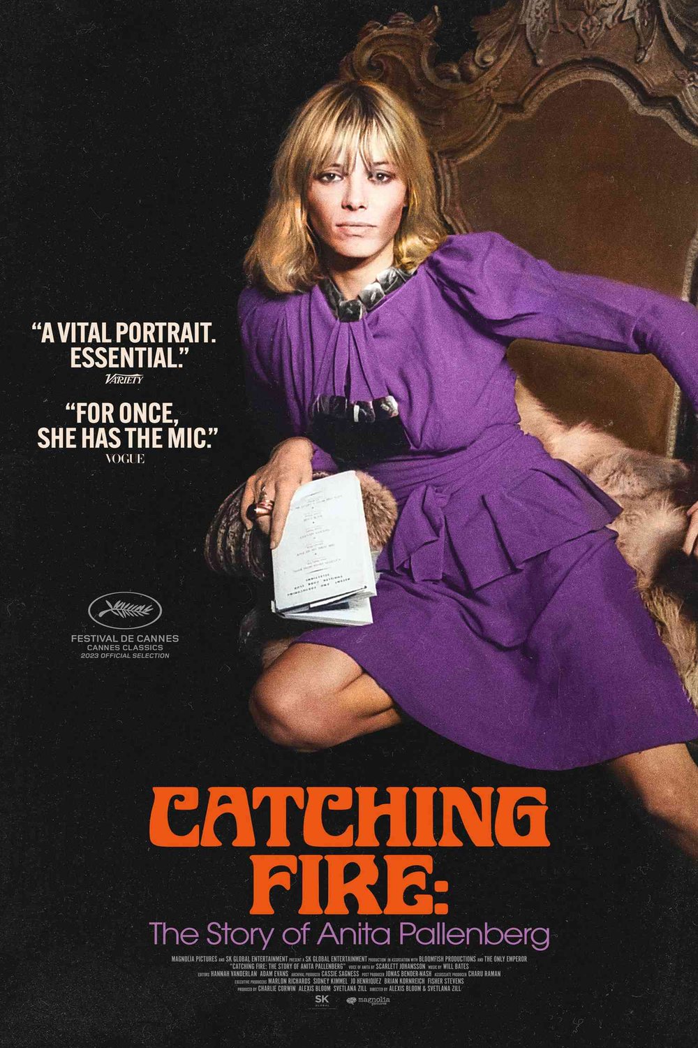 L'affiche du film Catching Fire: The Story of Anita Pallenberg [2023]