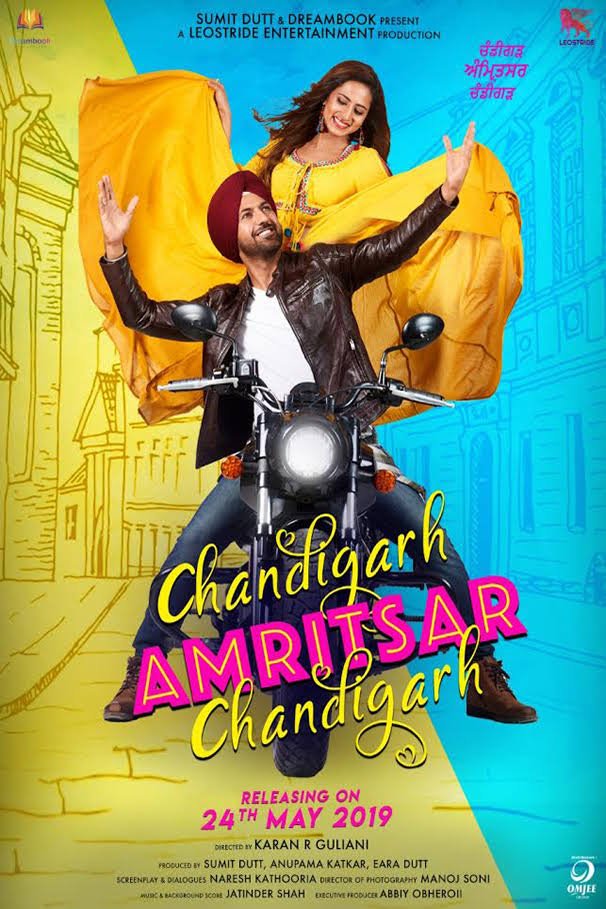 L'affiche originale du film Chandigarh amritsar chandigarh en Penjabi
