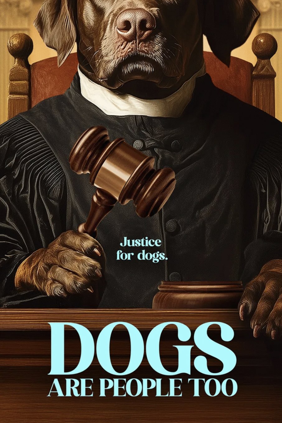 L'affiche du film Dogs Are People Too [2024]