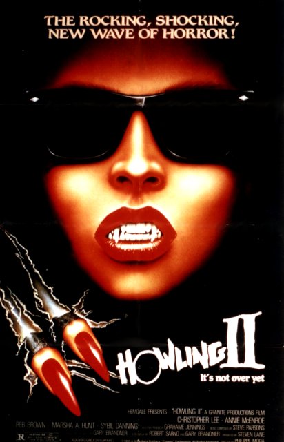 L'affiche du film Howling II: Your Sister Is a Werewolf