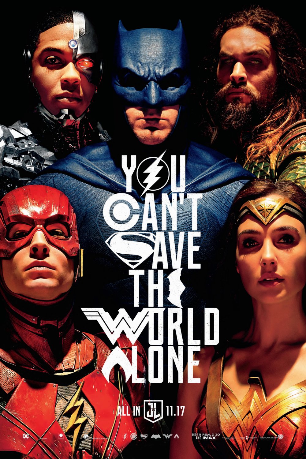 L'affiche du film Justice League