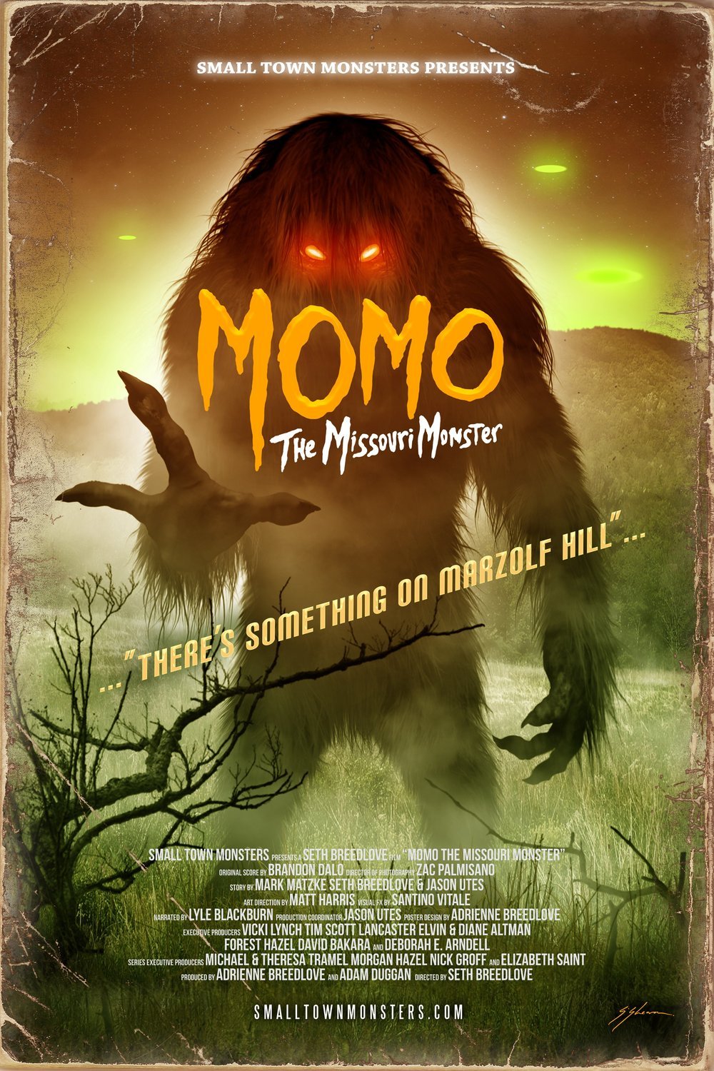 L'affiche du film Momo: The Missouri Monster