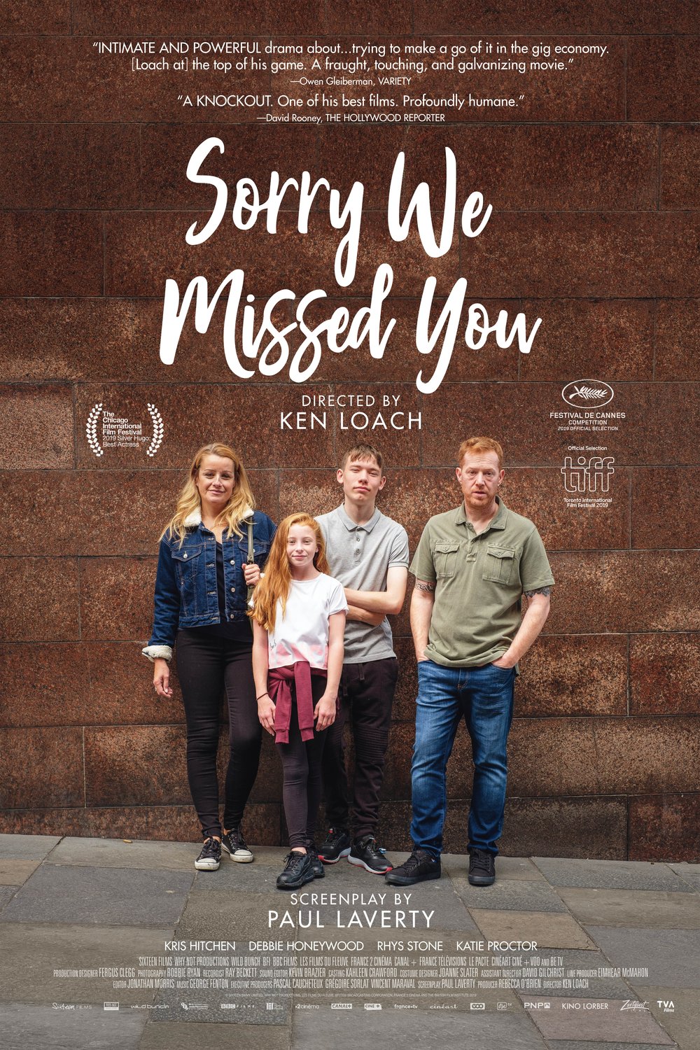 L'affiche du film Sorry We Missed You