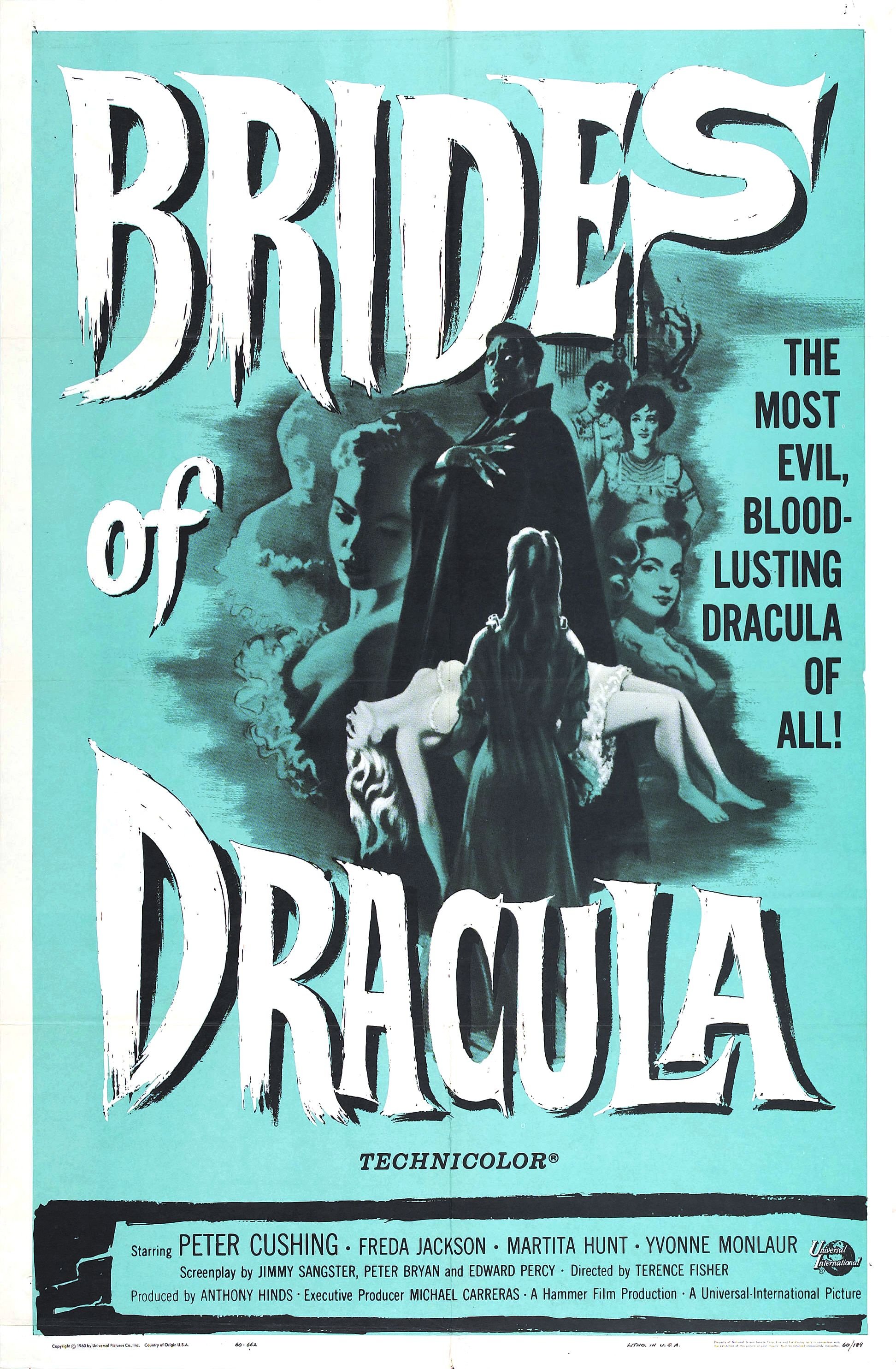 L'affiche du film The Brides of Dracula