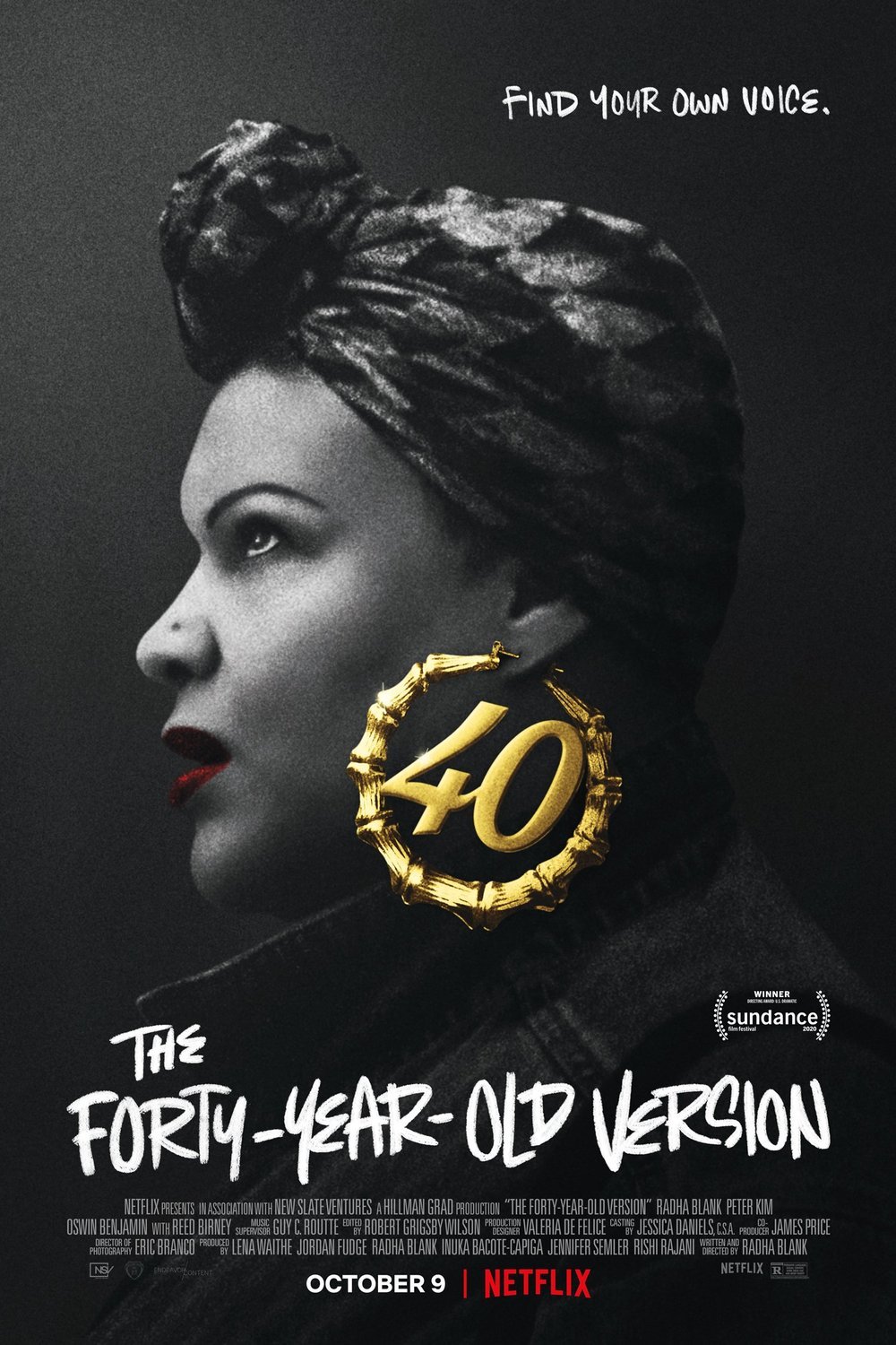 L'affiche du film The Forty-Year-Old Version