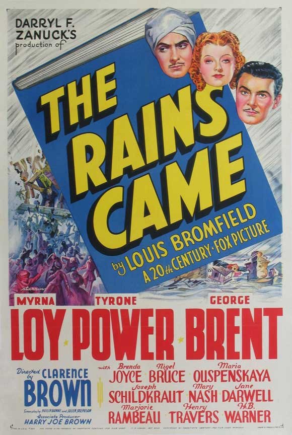 L'affiche du film The Rains Came