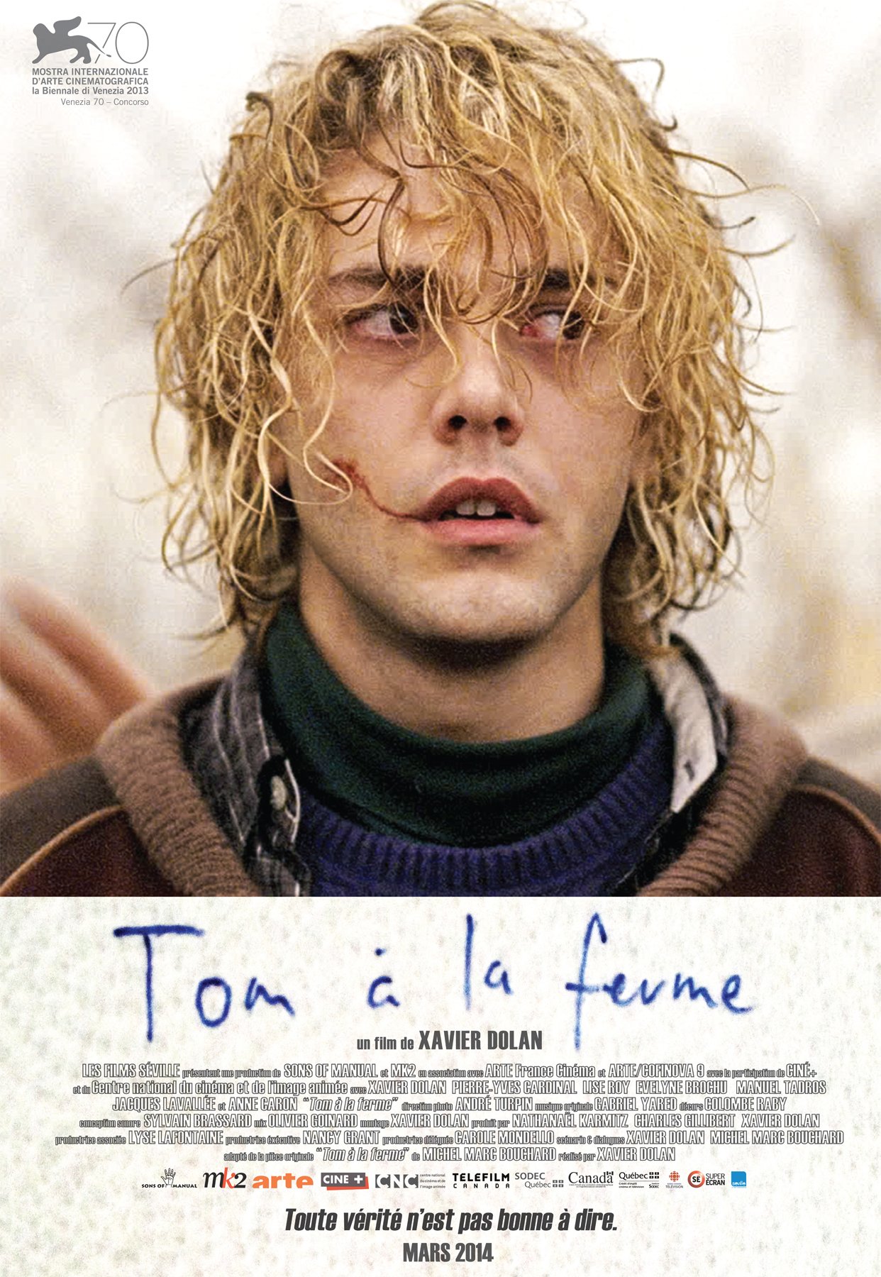 L'affiche du film Tom à la ferme