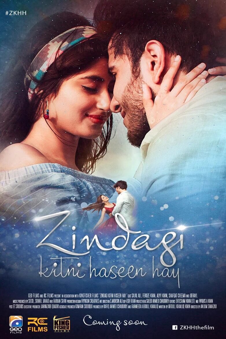 Urdu poster of the movie Zindagi Kitni Haseen Hay
