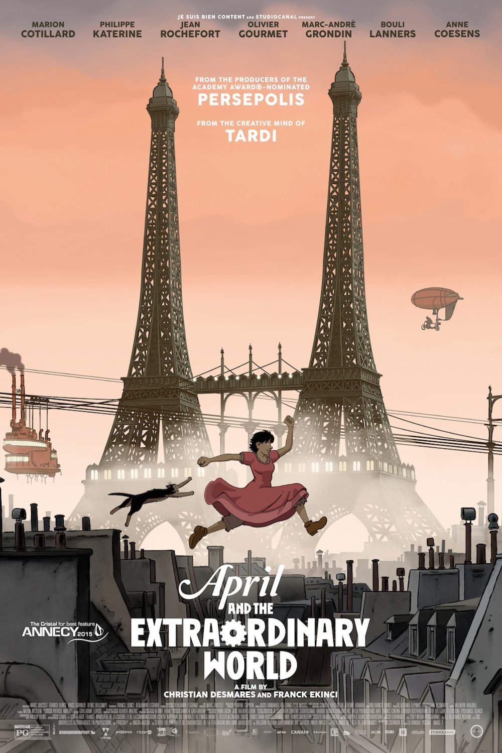 L'affiche du film April and the Extraordinary World