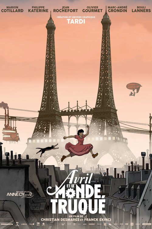 L'affiche du film Avril et le monde truqué