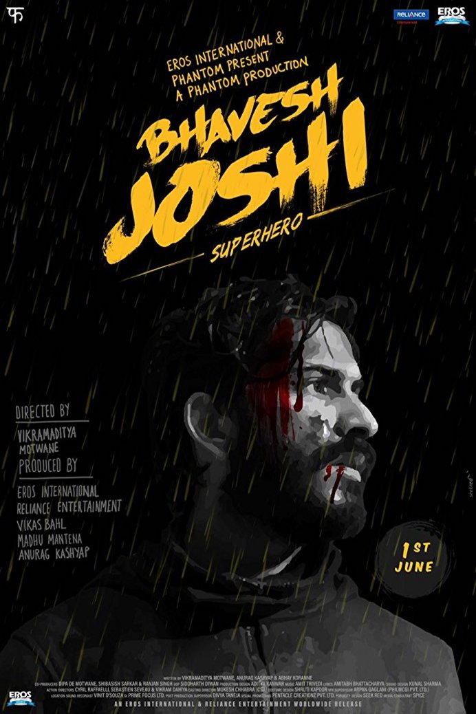 Hindi poster of the movie Bhavesh Joshi Superhero