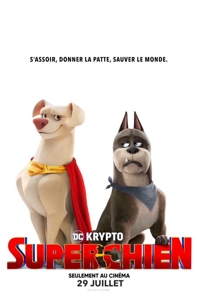 L'affiche du film DC Krypto Super-Chien