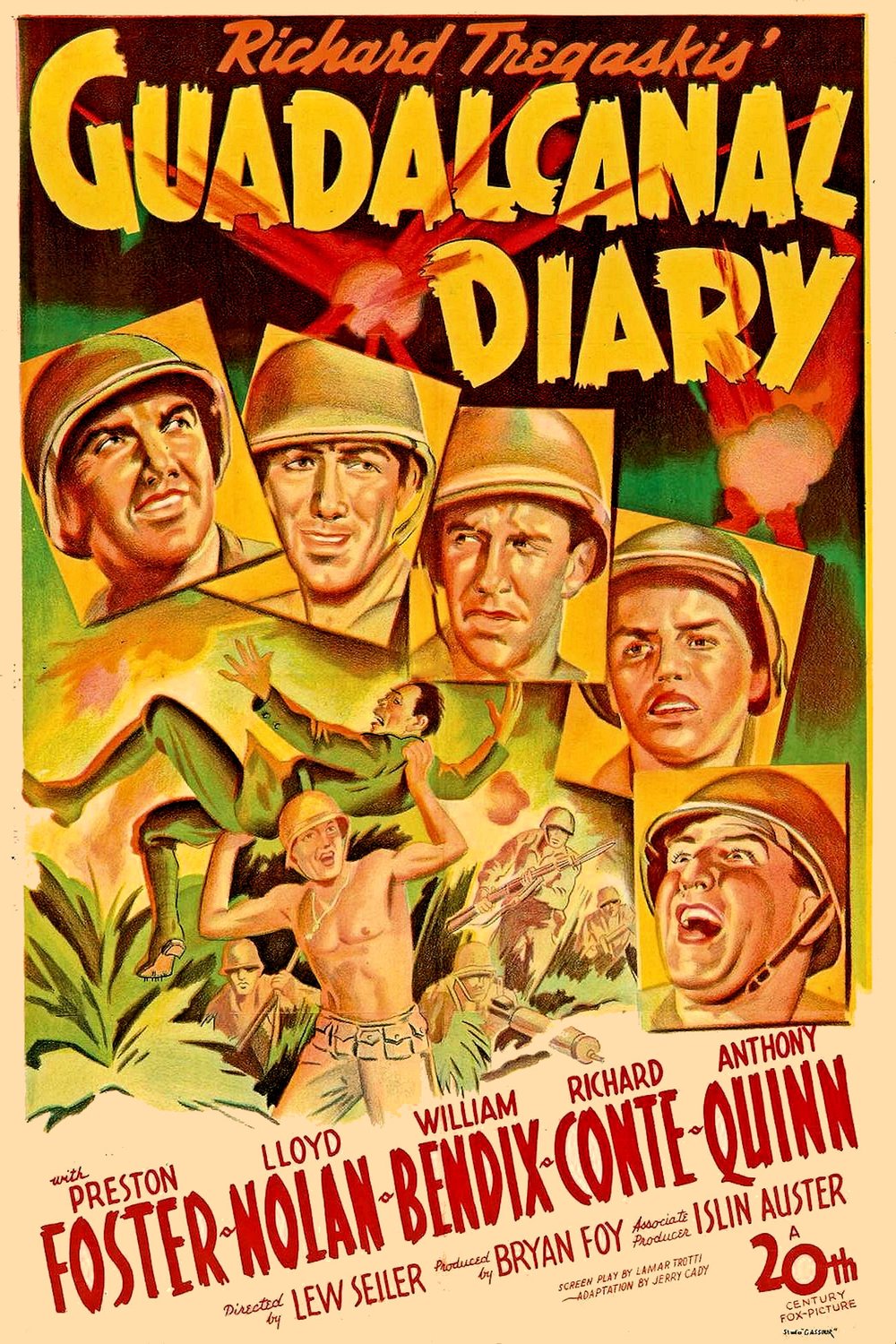 L'affiche du film Guadalcanal Diary