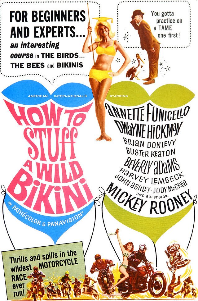L'affiche du film How to Stuff a Wild Bikini [1965]