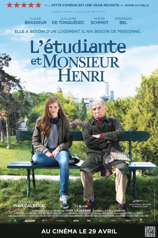 L'affiche du film L'Etudiante et Monsieur Henri