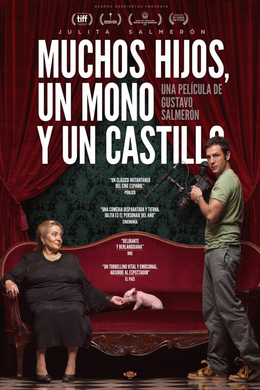 Spanish poster of the movie Lots of Kids, a Monkey and a Castle