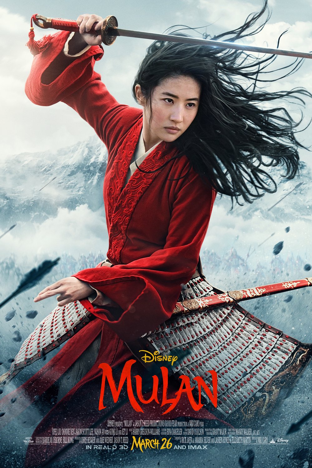 L'affiche du film Mulan [2020]