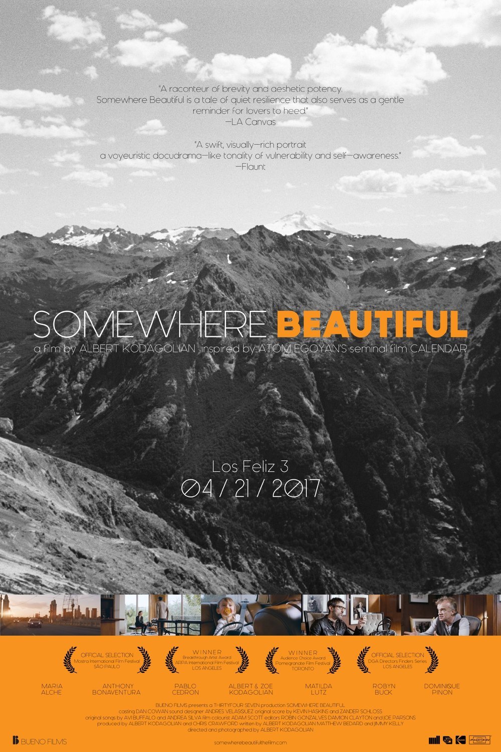 L'affiche du film Somewhere Beautiful