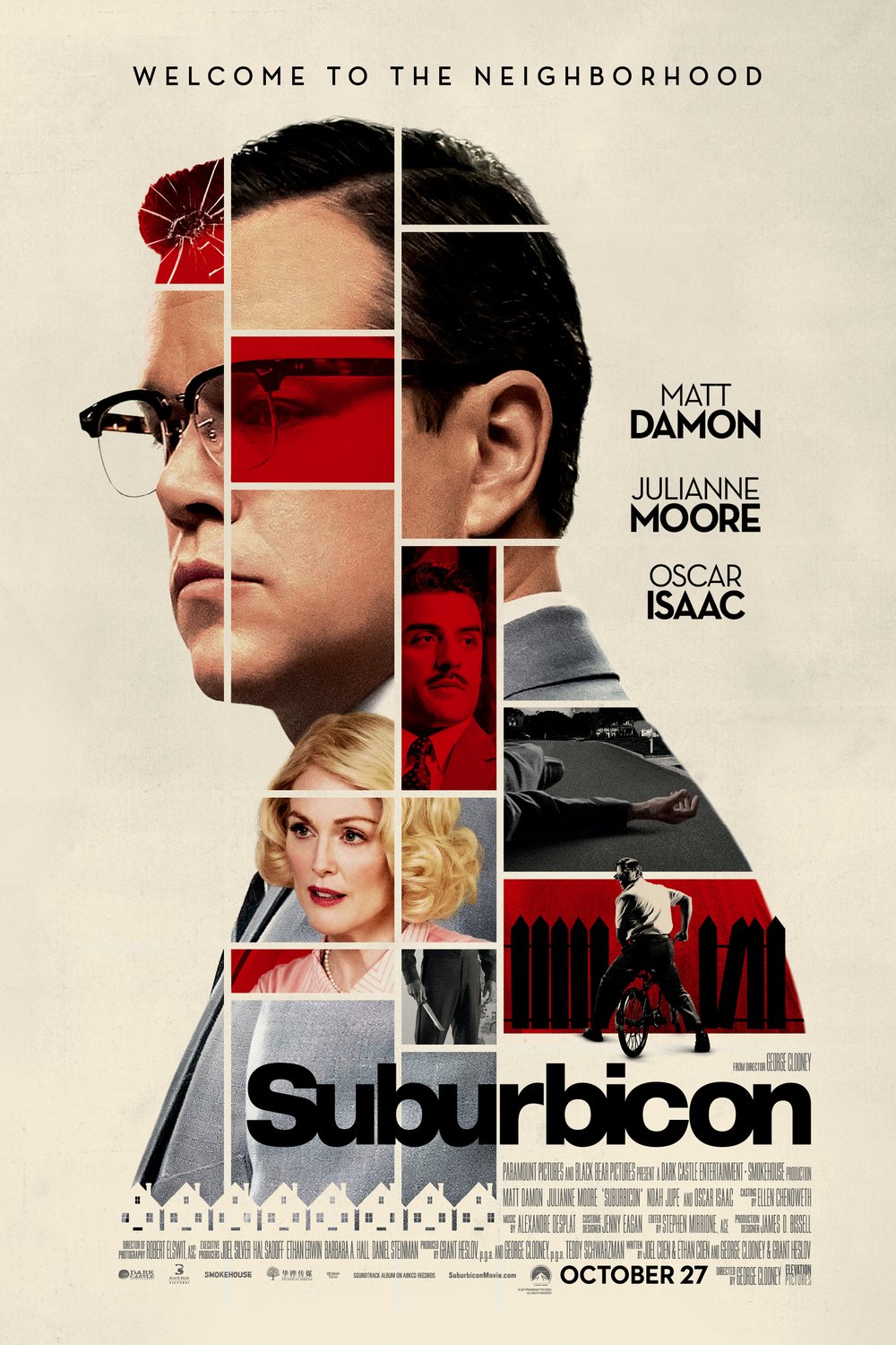 L'affiche du film Suburbicon [2017]