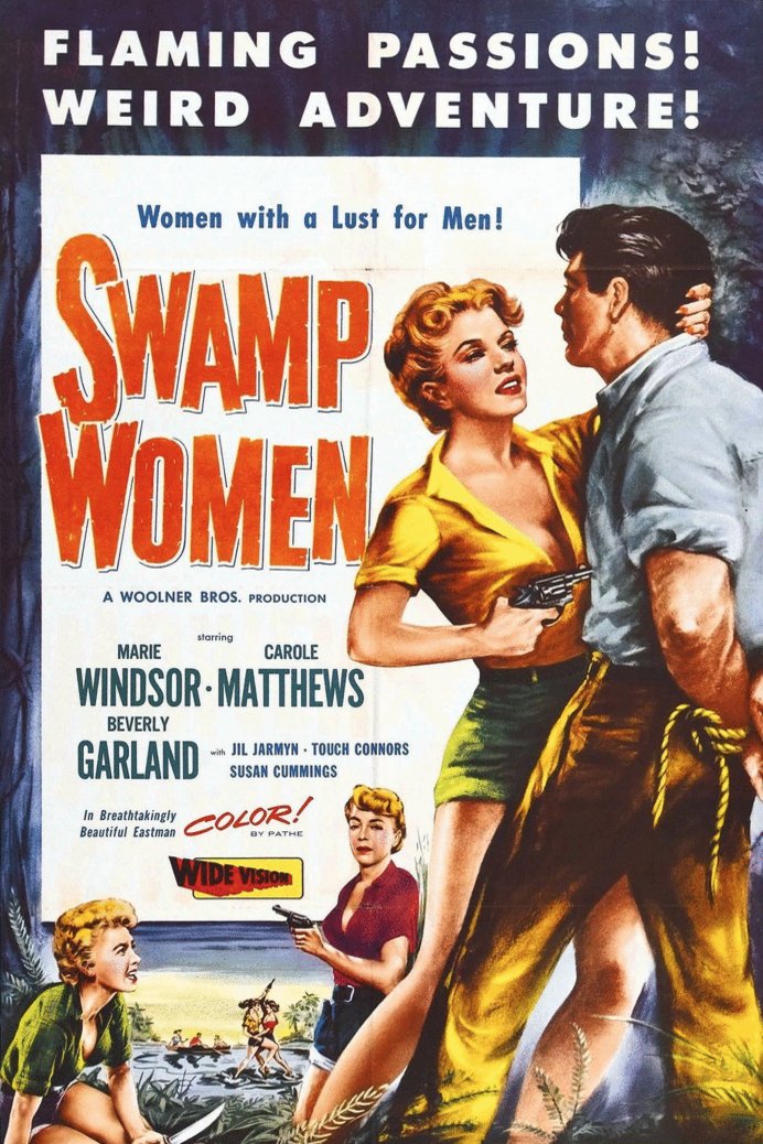 L'affiche du film Swamp Women