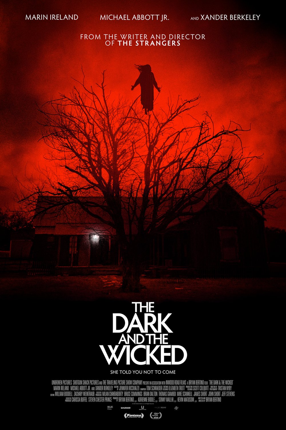 L'affiche du film The Dark and the Wicked