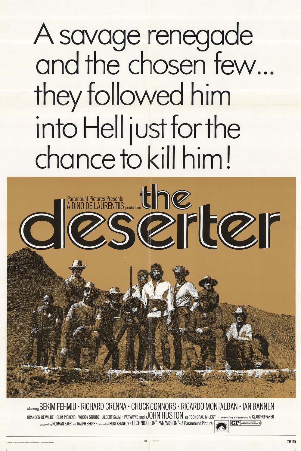 L'affiche du film The Deserter