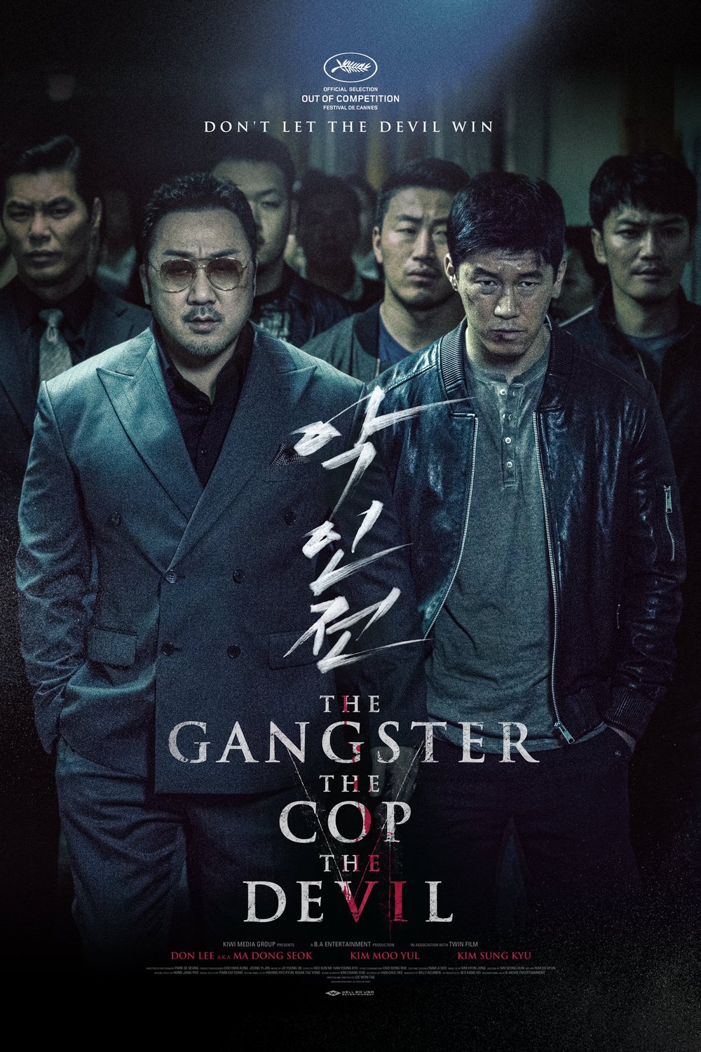 L'affiche originale du film The Gangster, the Cop, the Devil en coréen