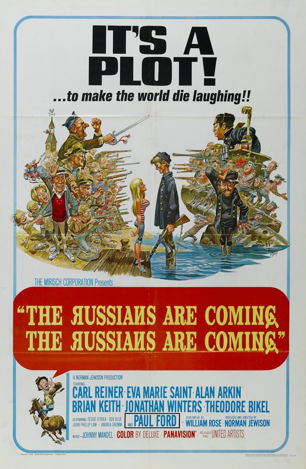 L'affiche du film The Russians Are Coming, the Russians Are Coming