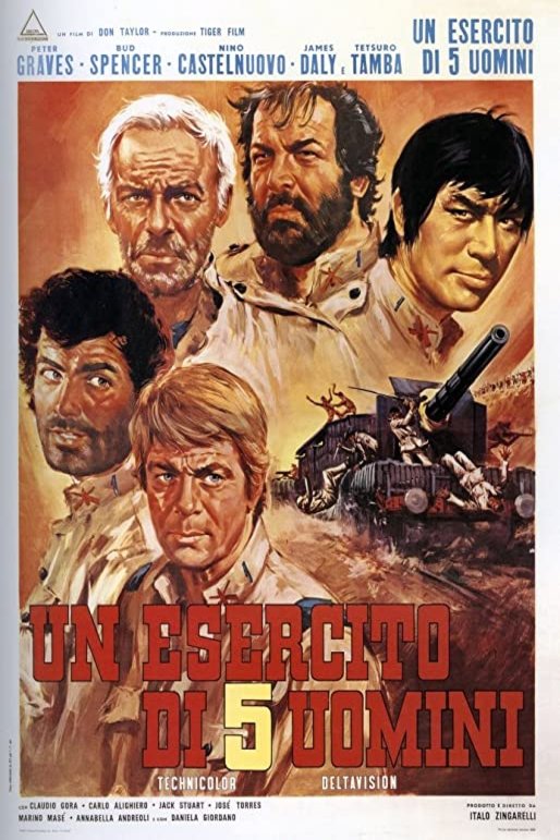 L'affiche du film The Five Man Army