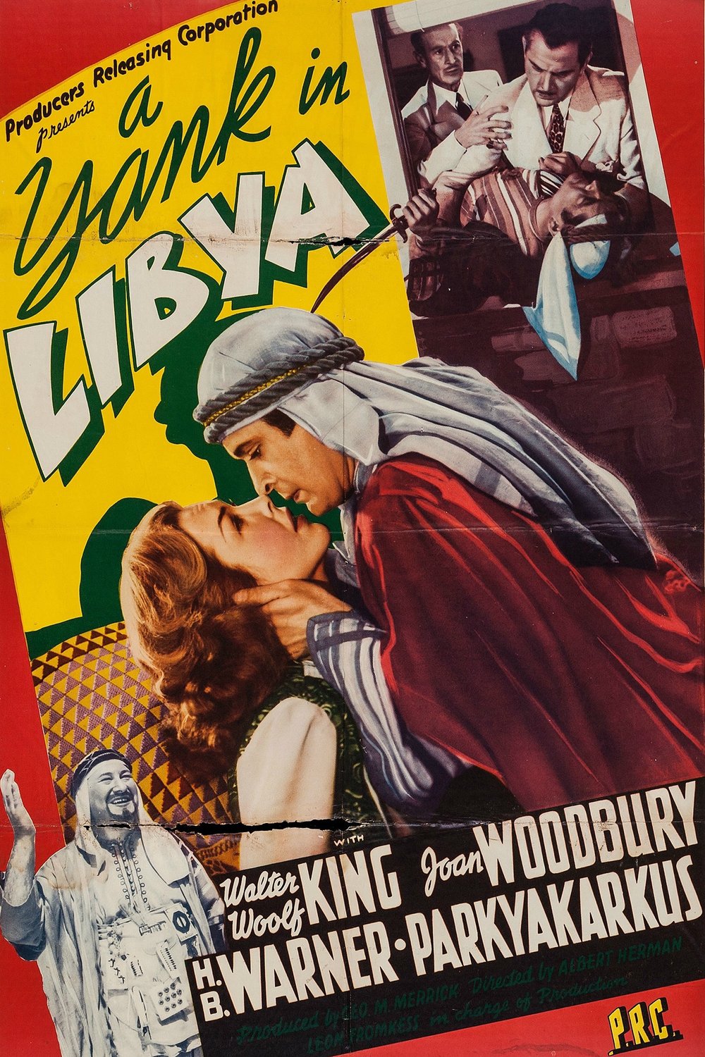 L'affiche du film A Yank in Libya