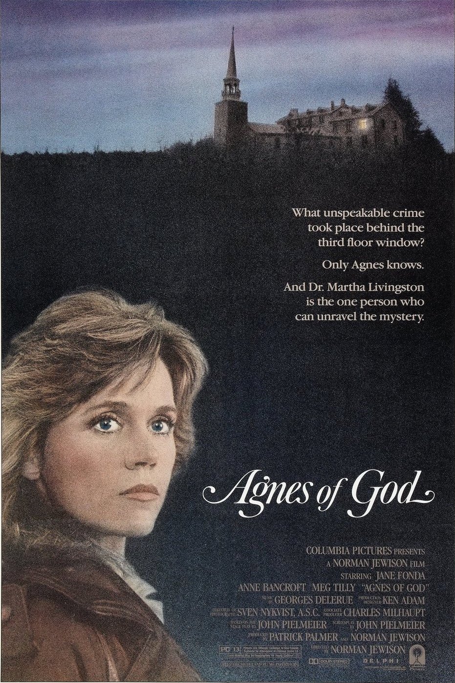 L'affiche du film Agnes of God