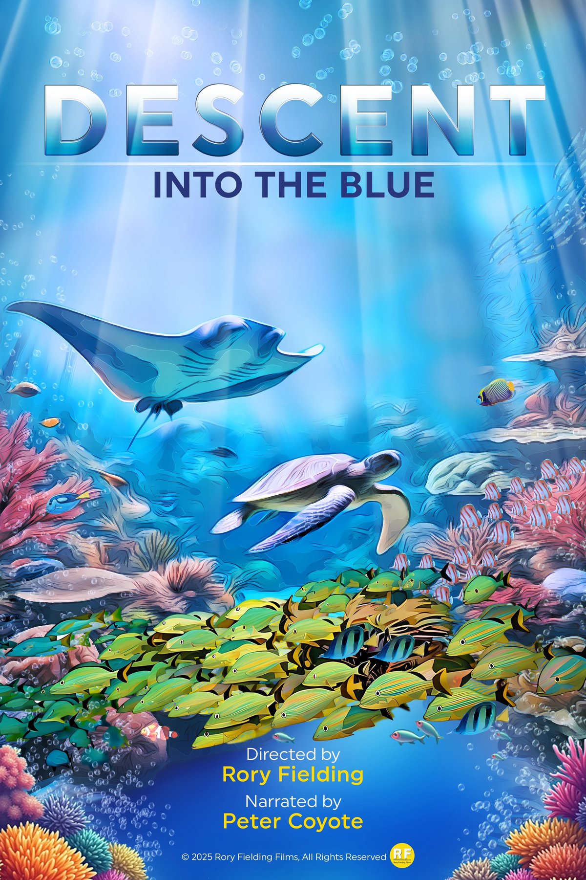 L'affiche du film Descent: Into the Blue