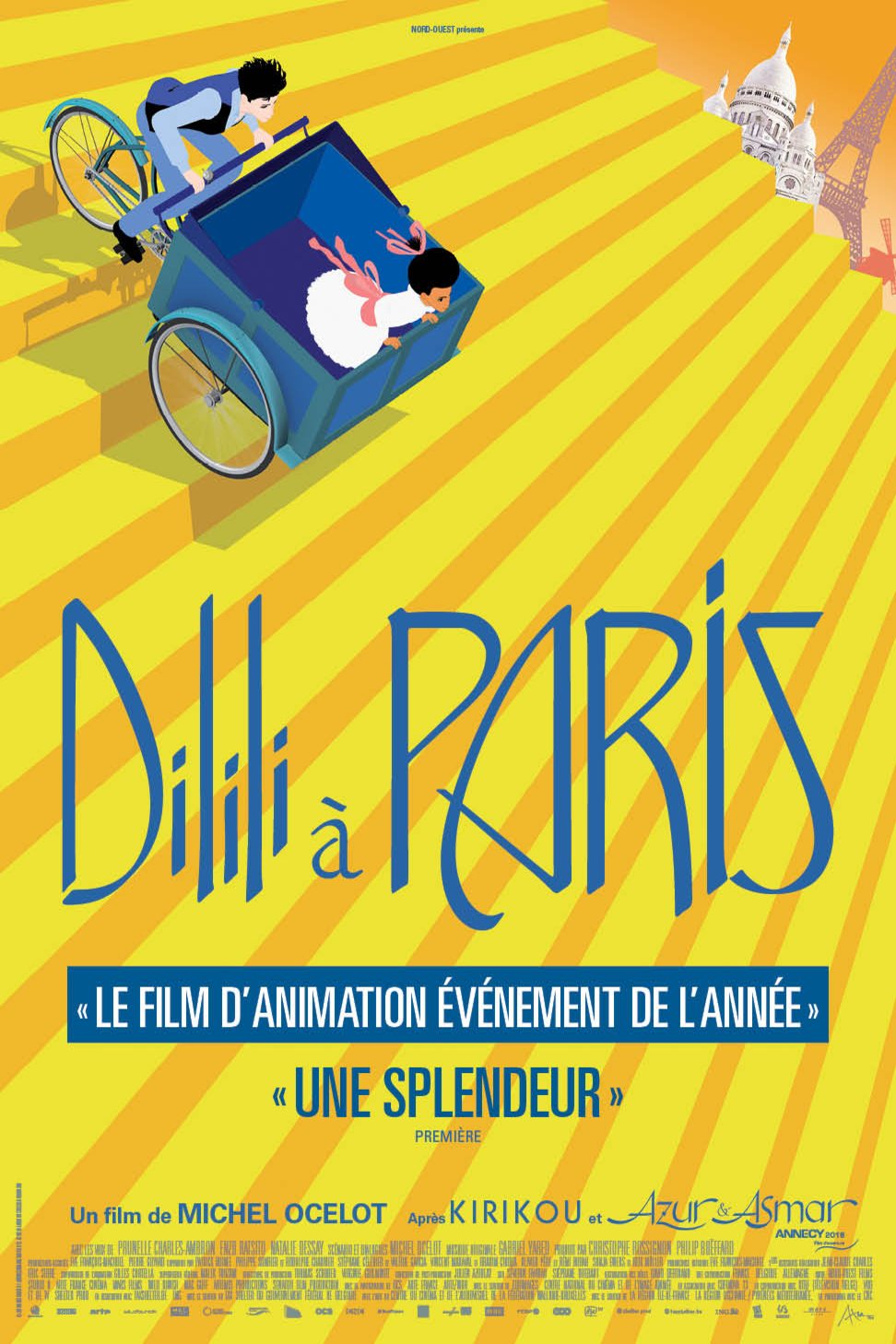 L'affiche du film Dilili à Paris