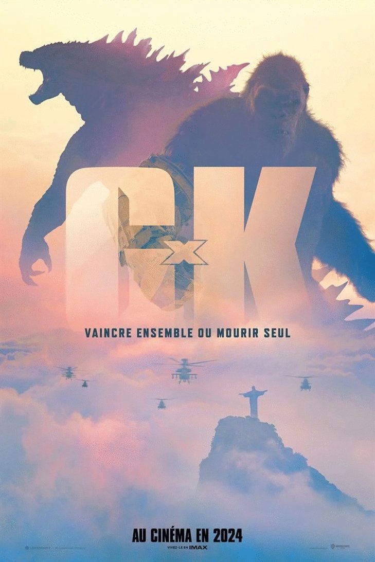 L'affiche du film Godzilla et Kong: Le nouvel empire