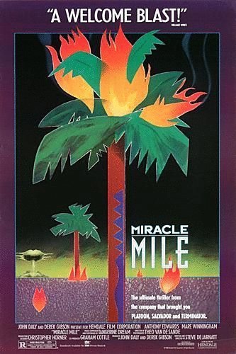 L'affiche du film Miracle Mile [1988]