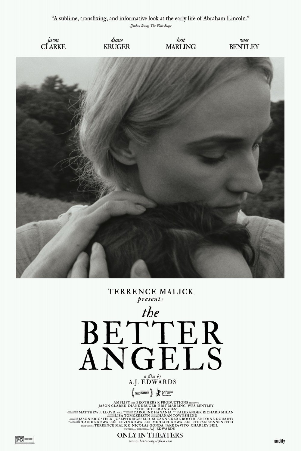 L'affiche du film The Better Angels