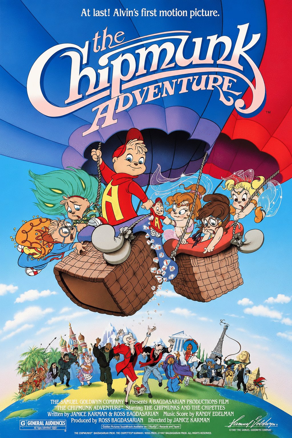 Poster of the movie Les aventures des Chipmunks [1987]