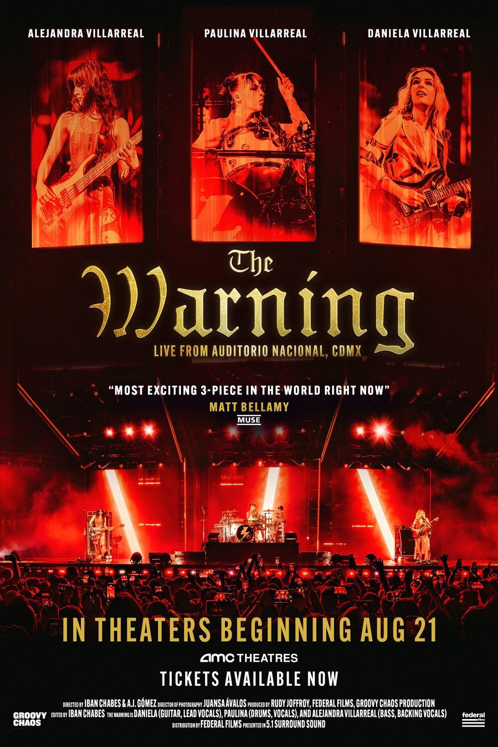 L'affiche du film The Warning Live from Auditorio Nacional, CDMX [2025]