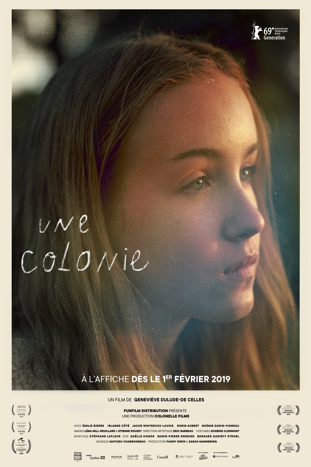L'affiche du film Une colonie