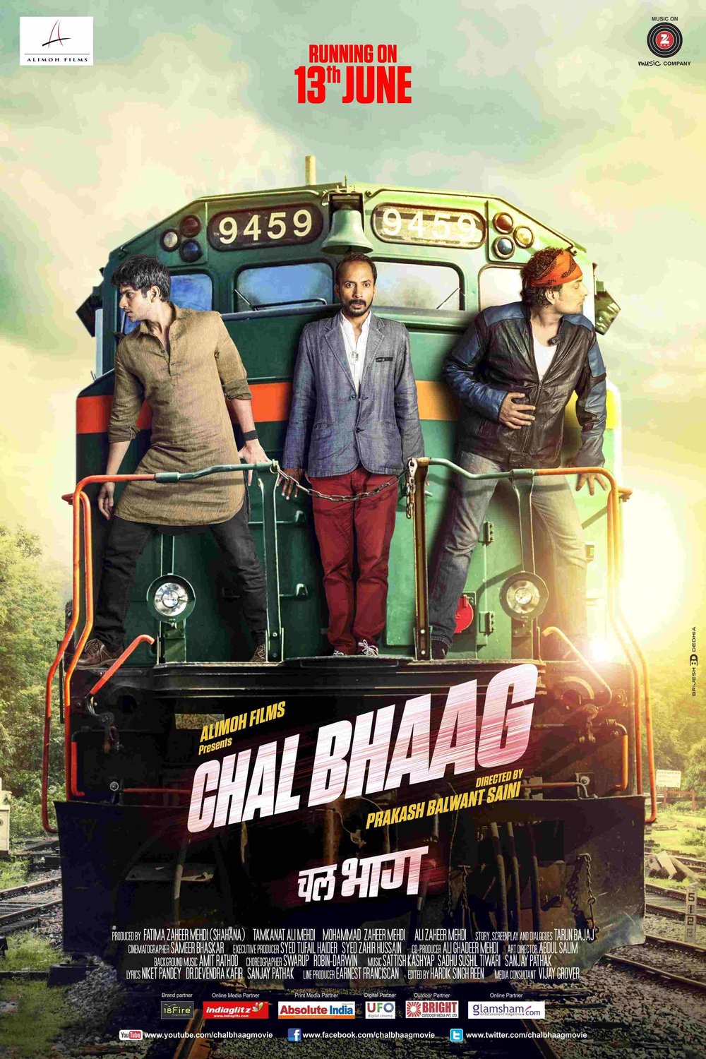 L'affiche originale du film Chal Bhaag en Hindi