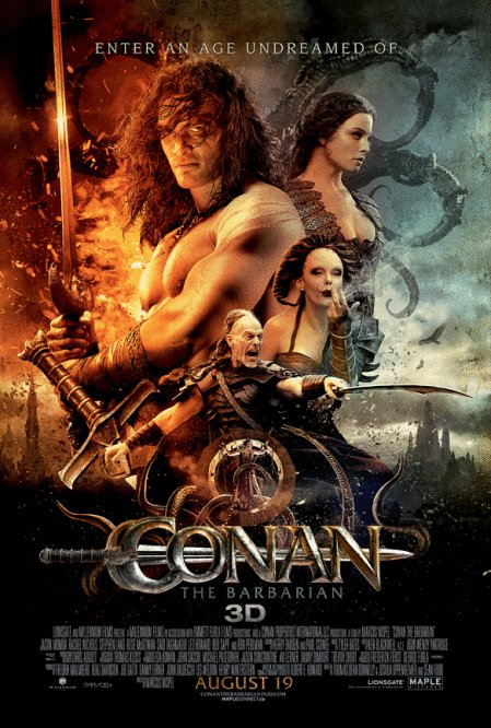L'affiche du film Conan the Barbarian