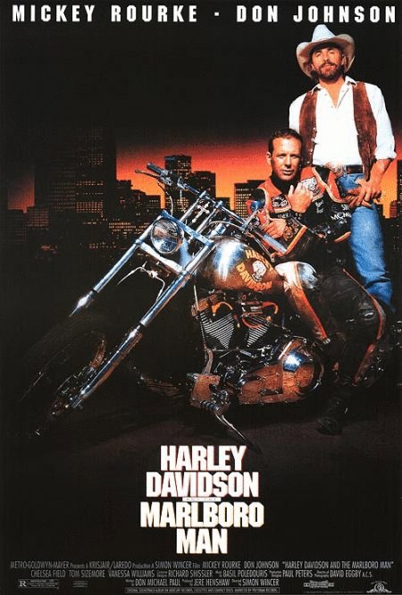 L'affiche du film Harley Davidson and the Marlboro Man