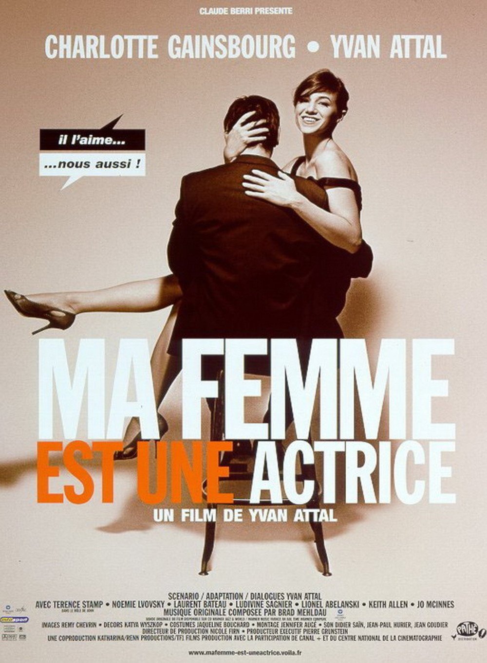 L'affiche du film Ma femme est une actrice