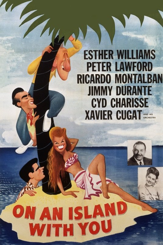 L'affiche originale du film On an Island with You en espagnol