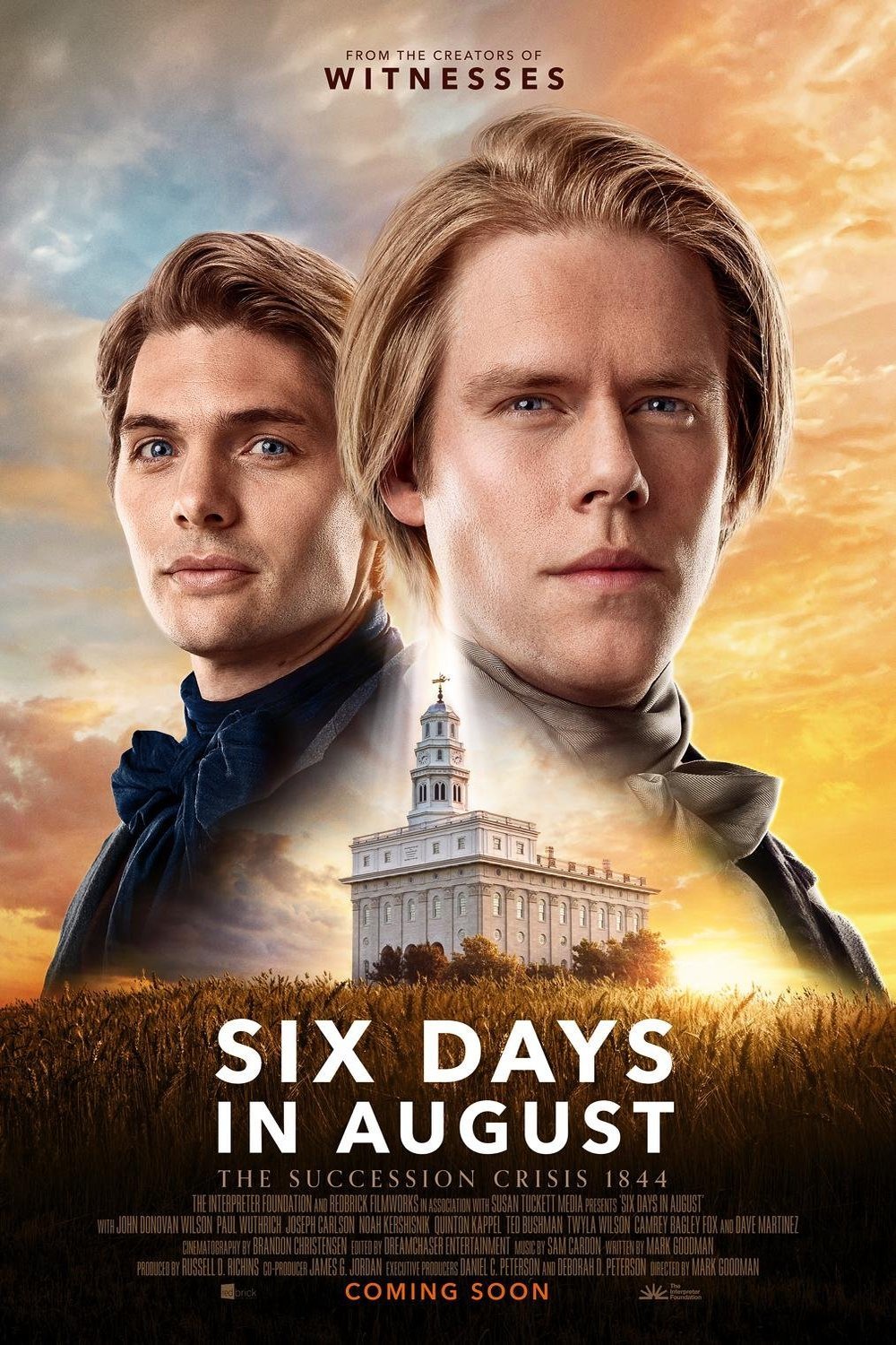 L'affiche du film Six Days in August [2024]
