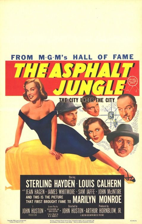 L'affiche du film The Asphalt Jungle