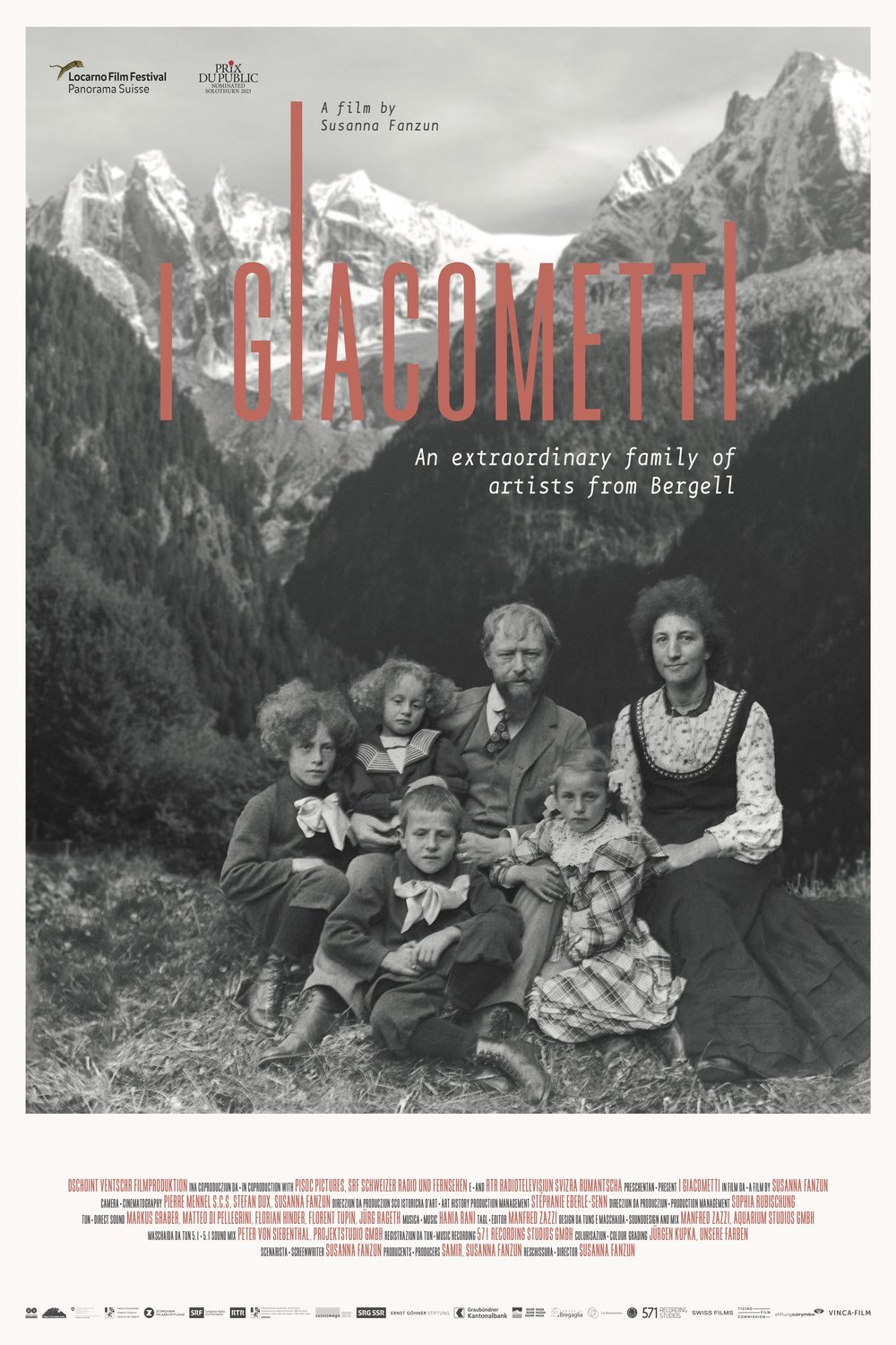 Italian poster of the movie I Giacometti