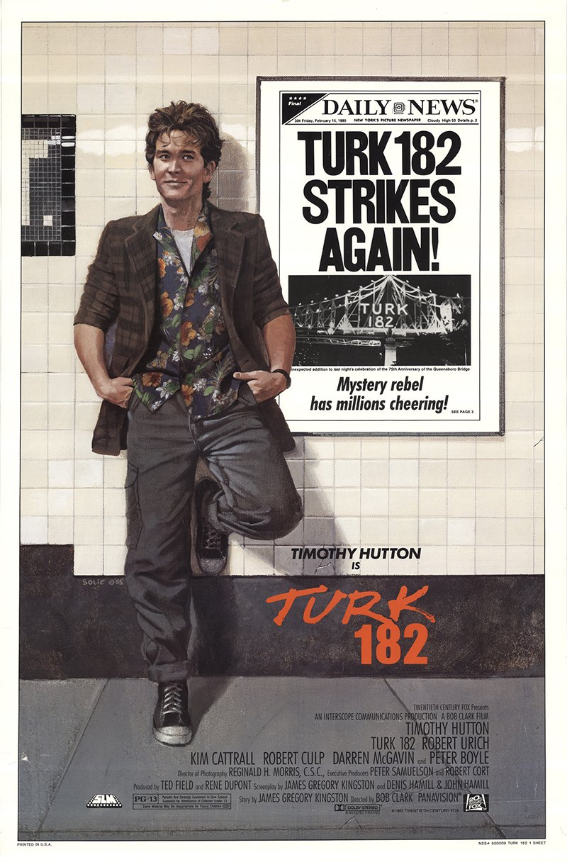 L'affiche du film Turk 182 [1985]