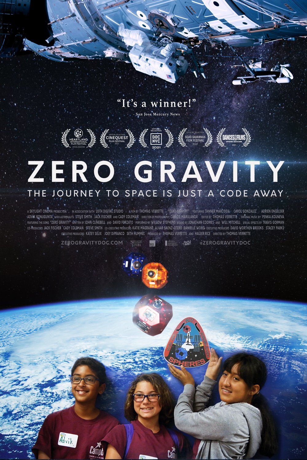 L'affiche du film Zero Gravity