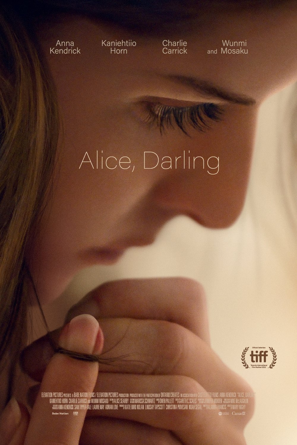 L'affiche du film Alice, Darling